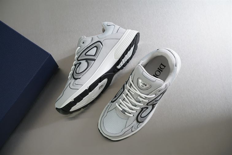 D10r B30 SNEAKER GRAY MESH AND TECHNICAL FABRIC   DO073