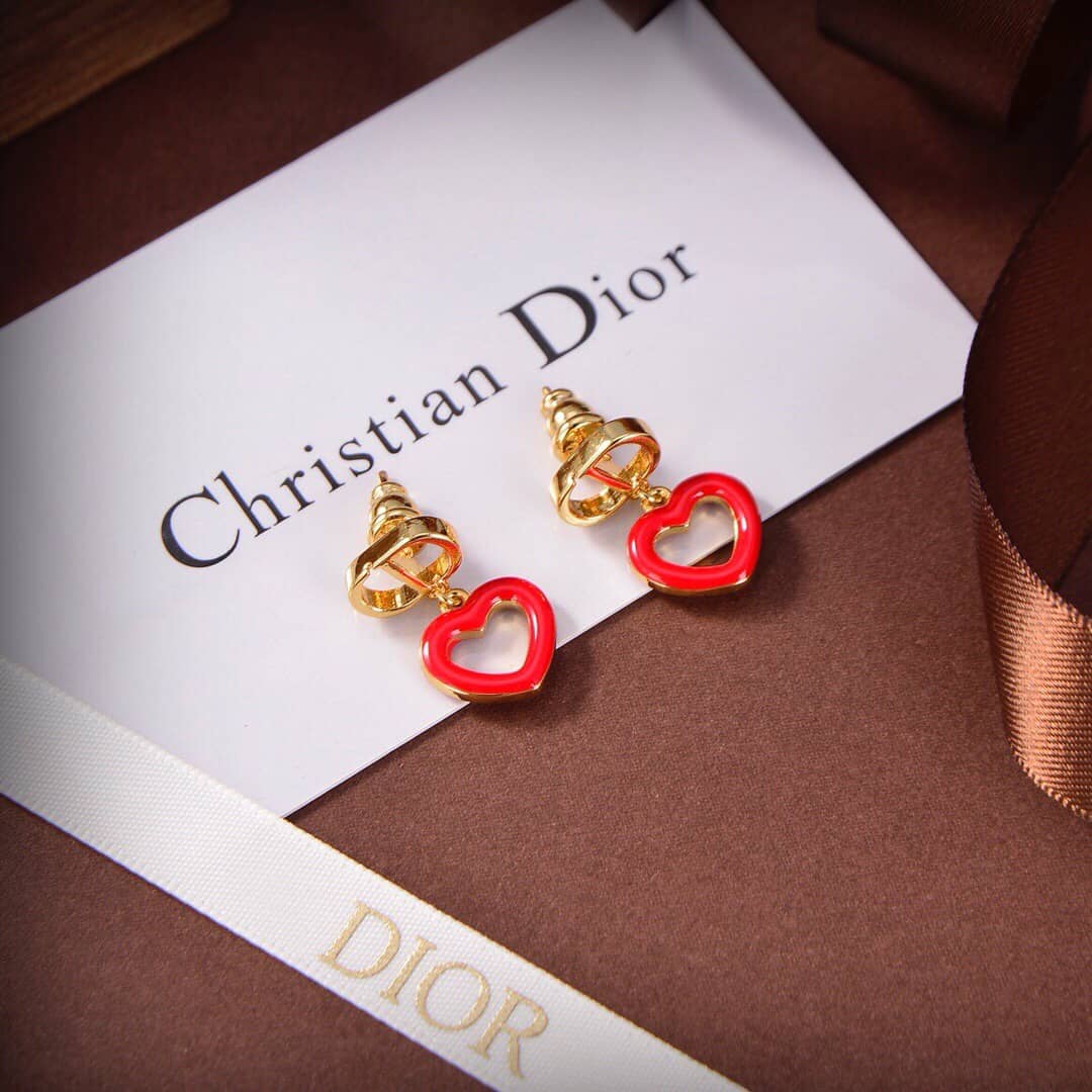 Knockoff Chr1st1an D10r Logo Earring