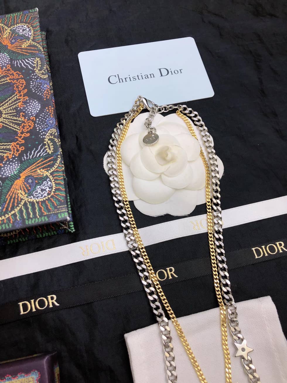 Wholesale Chr1st1an D10r Logo Necklace