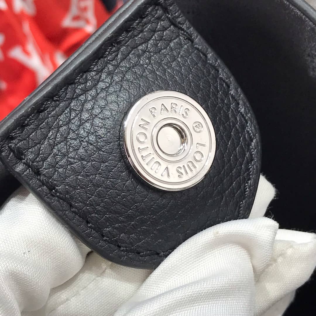 L0vis Vvtt0n Mahina Hina PM Leather Tote Replica Black M54353