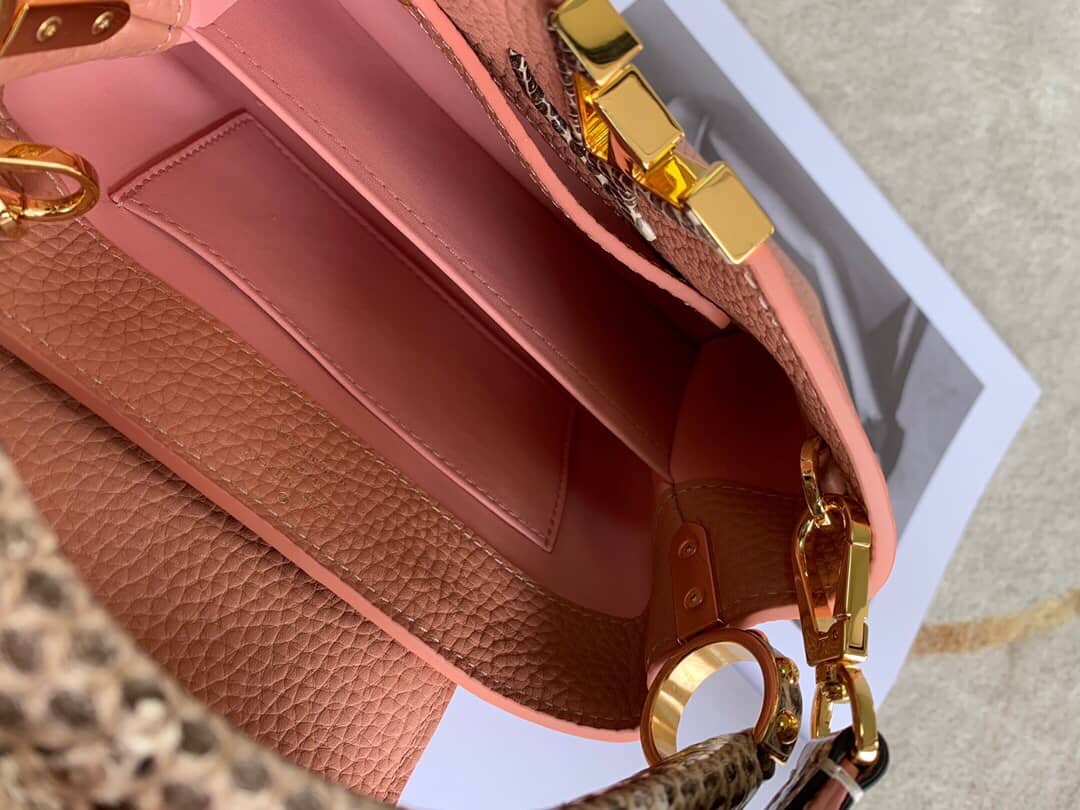 L0vis Vvtt0n Capucines Mini Replica Bag Pink M55921