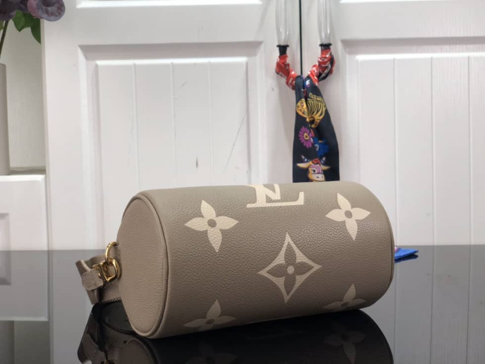 L0vis Vvtt0n Papillon BB Bicolour Monogram Empreinte Leather M46031 Replica Shoulder Bag