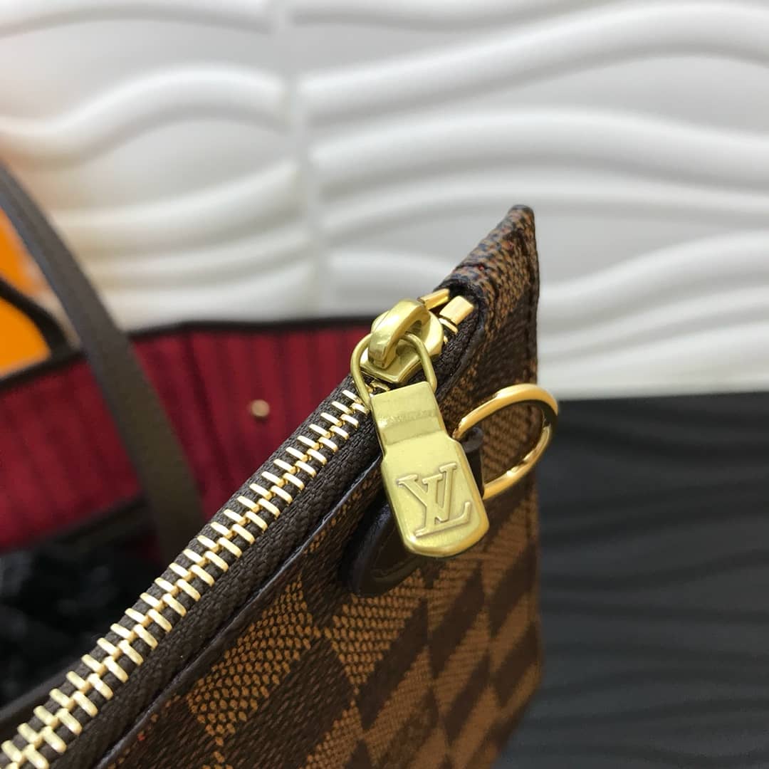L0vis Vvtt0n Neverfull MM Damier Ebene Bag Replica Red N40995