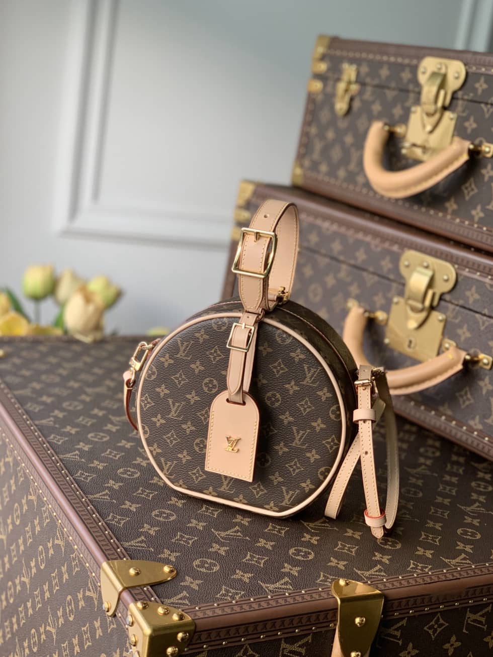 L0vis Vvtt0n Monogram Petite Boite Chapeau PM M43514 Replica Crossbody Bag