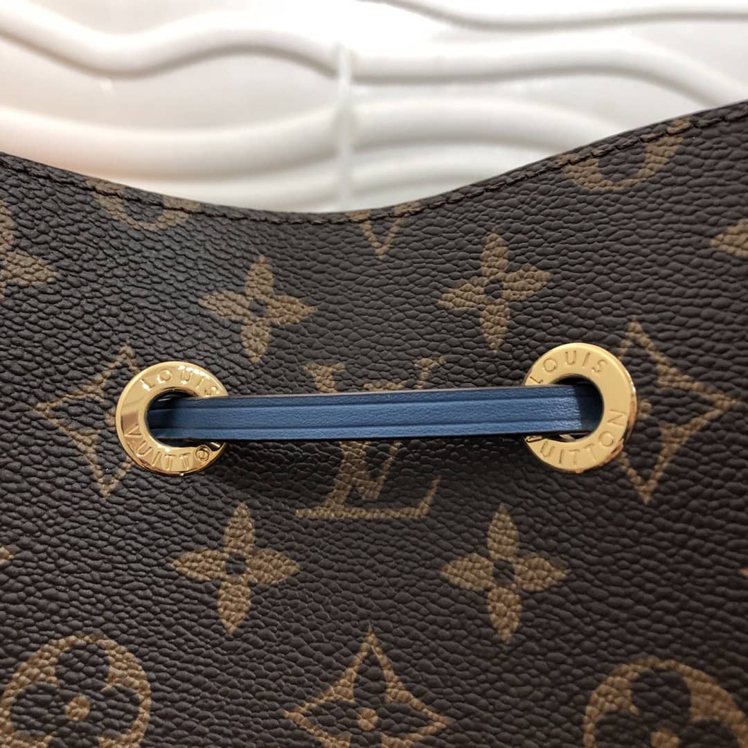 L0vis Vvtt0n Neonoe Replica Bucket Bag Brown Blue M44020