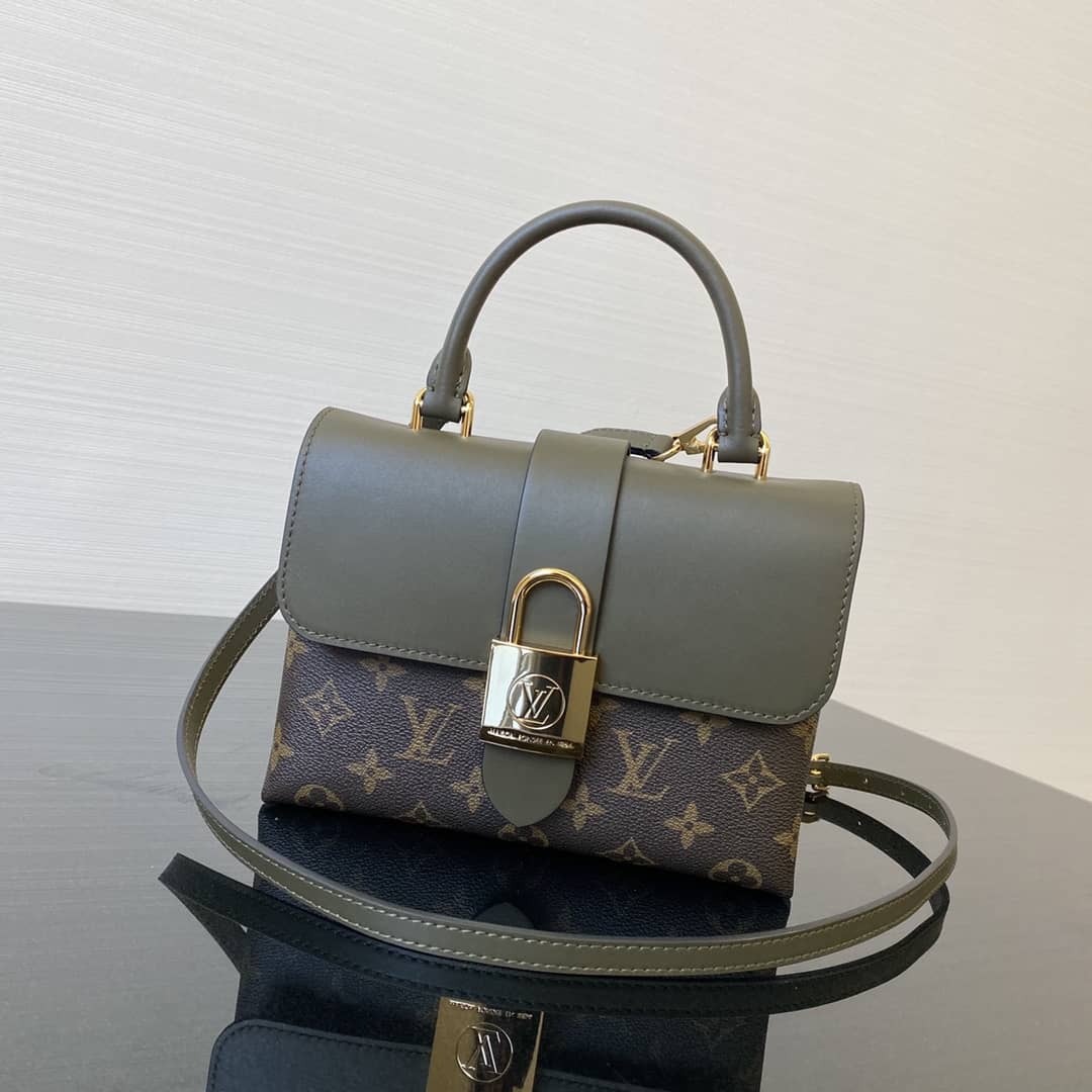 L0vis Vvtt0n Monogram Canvas Locky BB Bag Replica Green M44321