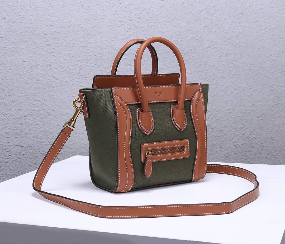 Ce1i*e Dupe Luggage Nano Shopper Replica Handbag