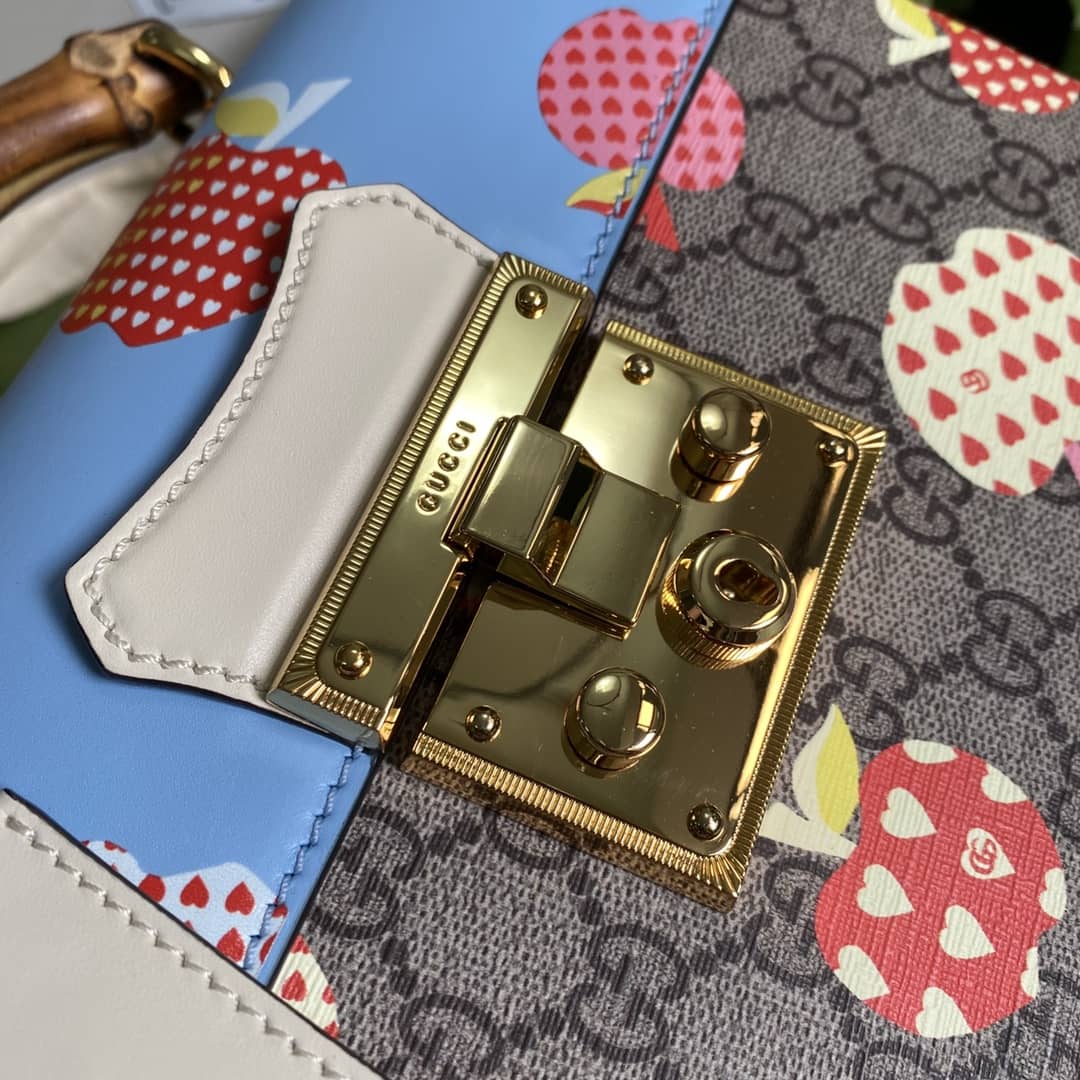 Gvc*1 Padlock Small Bamboo Shoulder Bag Replica 603221