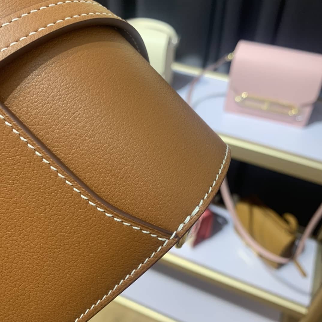 H**me5 Roulis Mini Sac Evercolor Calfskin Leather Crossbody Bag