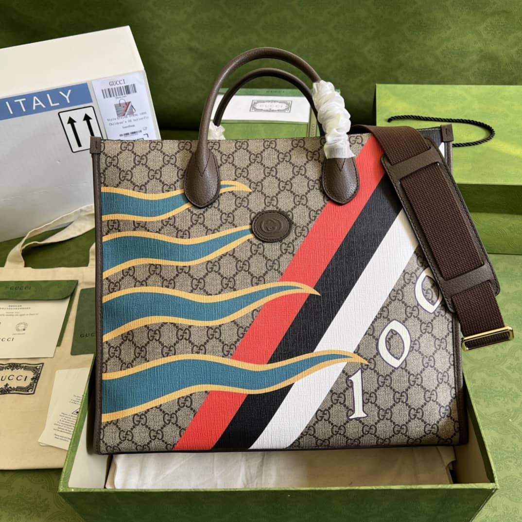 Gvc*1 Geometric Print Medium Tote Replica 674148