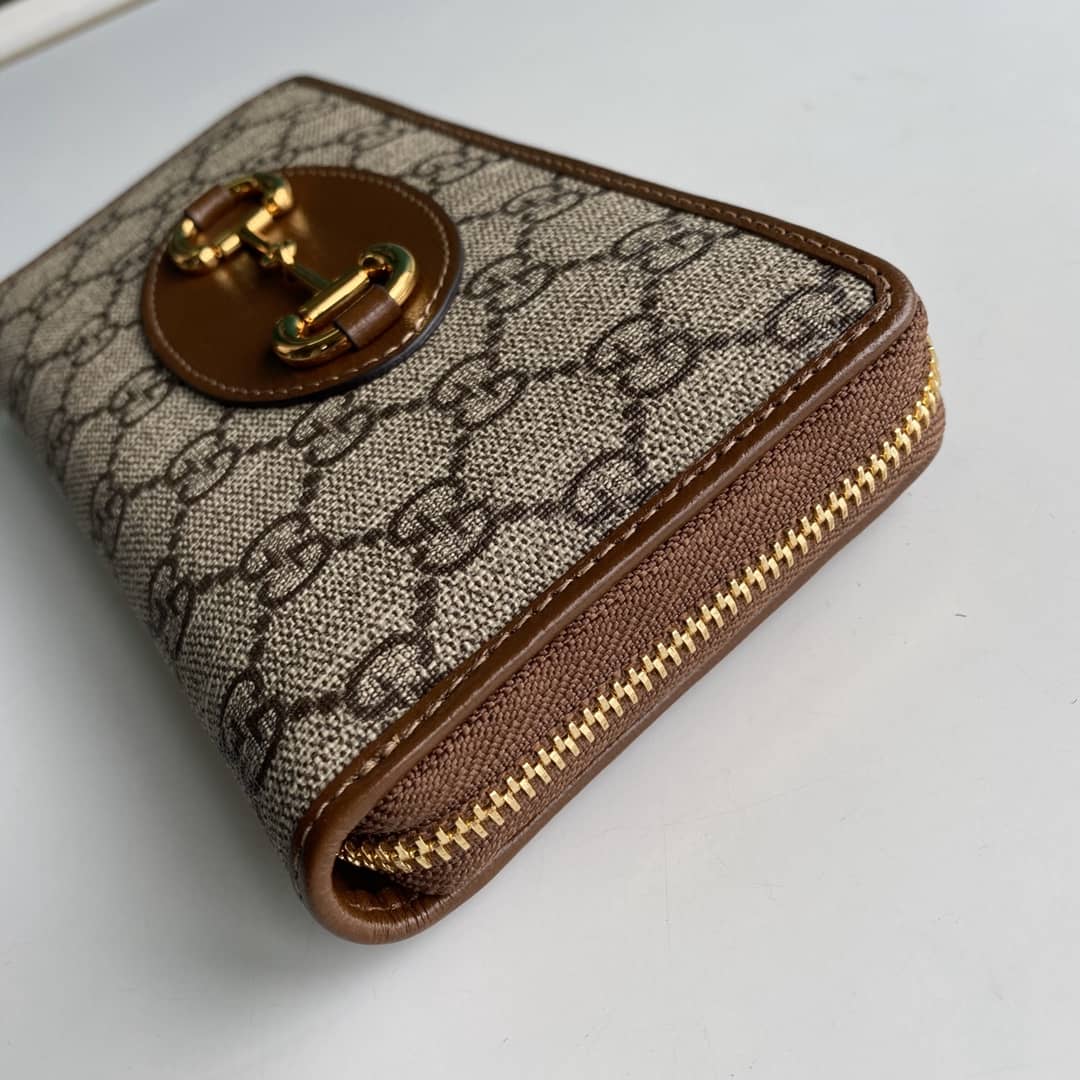 Gvc*1 Horsebit 1955 Zip Around Wallet 621889 Replica