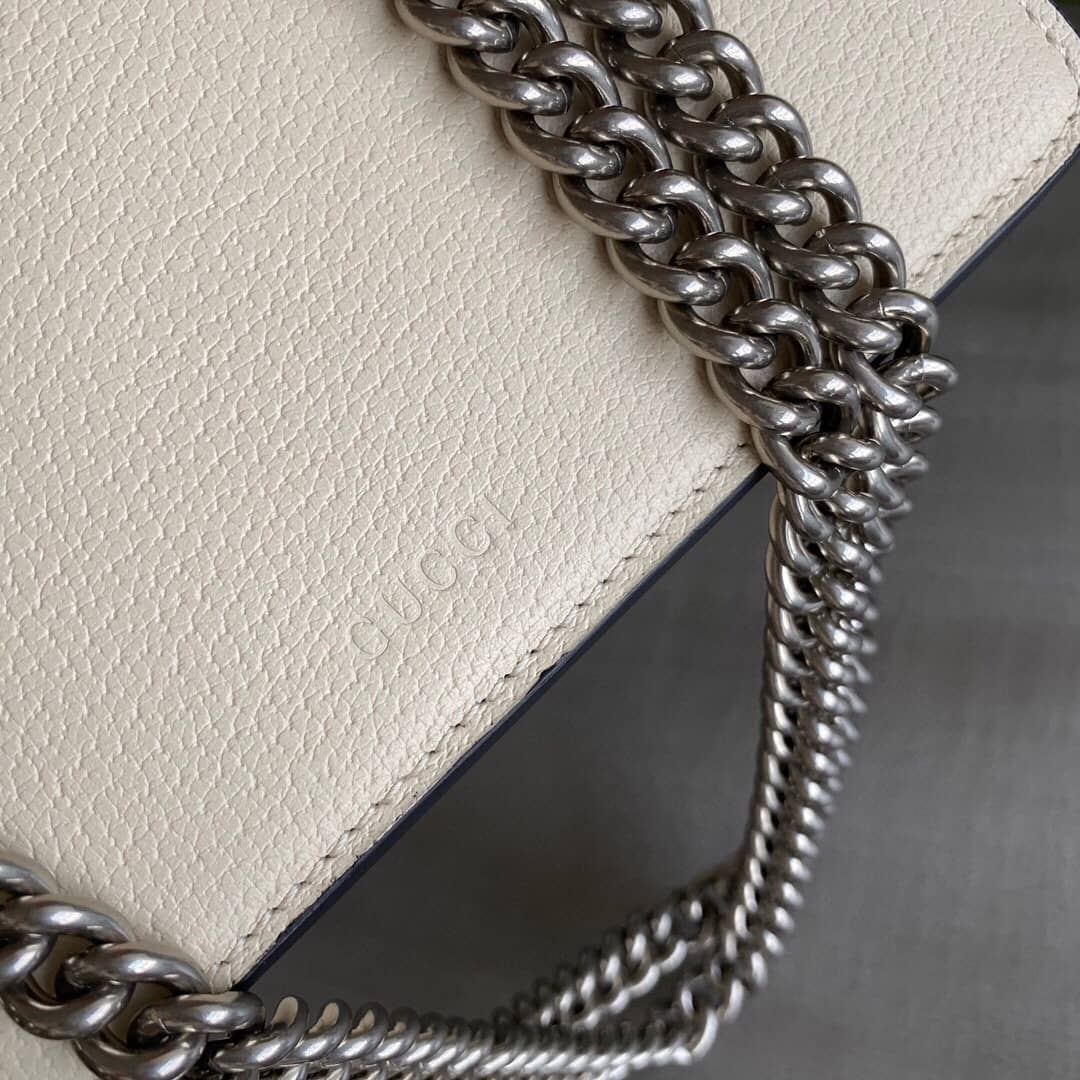 Gvc*1 Dionysus Dupe GG Svp*me  2way Mini Chain Shoulder Bag  White 421970