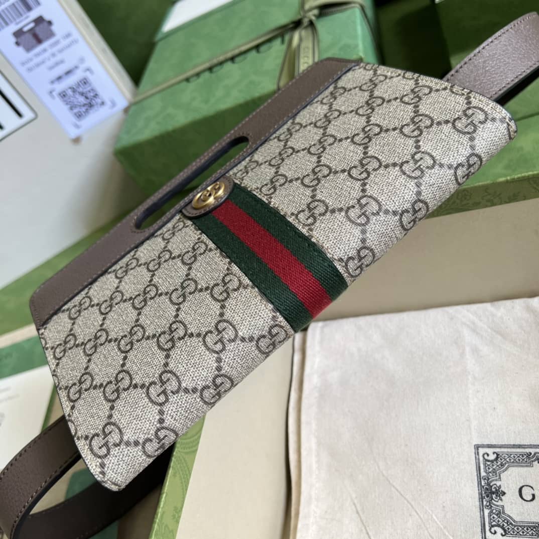 Gvc*1 Ophidia GG Svp*me Canvas Belt Bag 704196 Replica