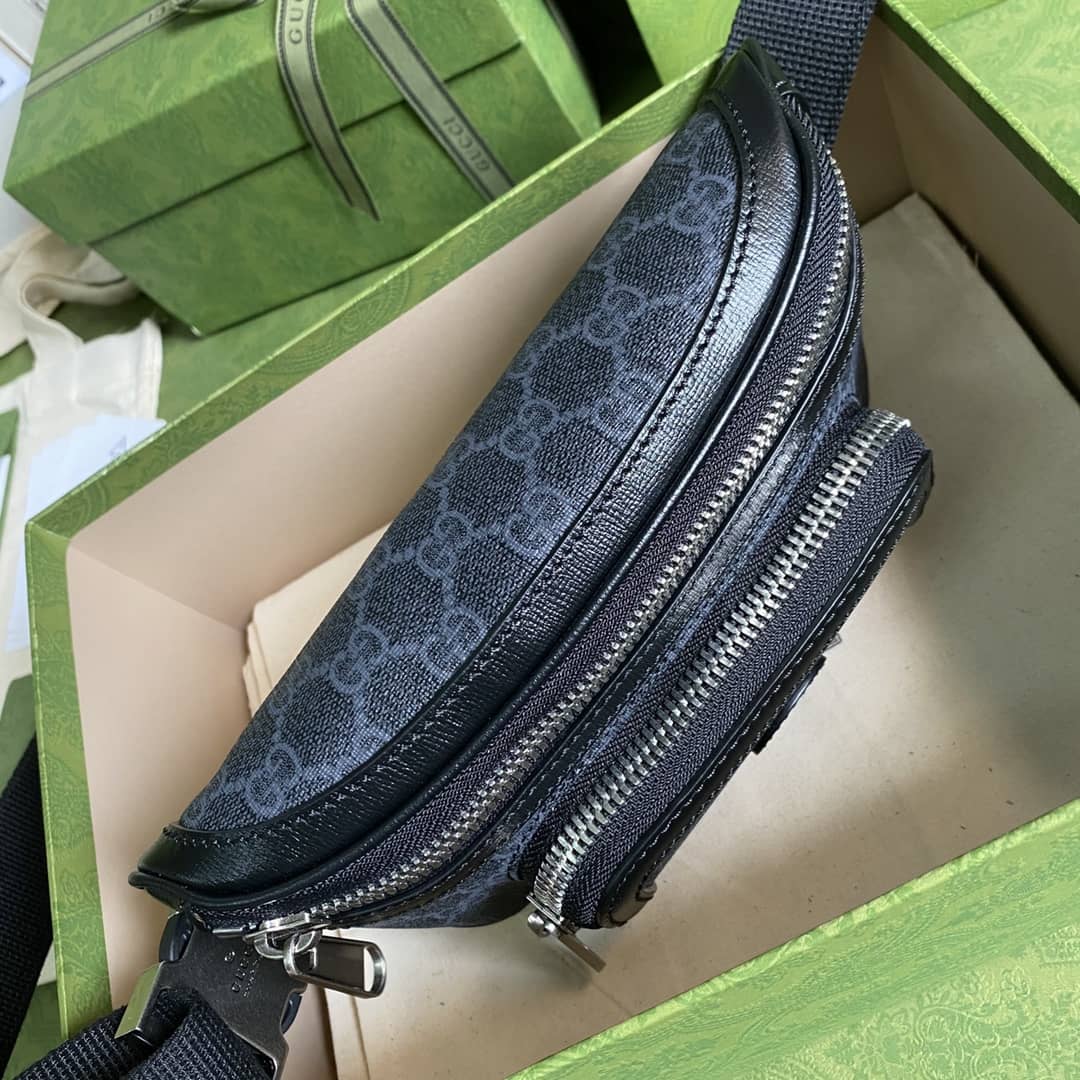 Best Replica Gvc*1 Interlocking GG Svp*me Belt Bag Replica 682933(ColaReps)