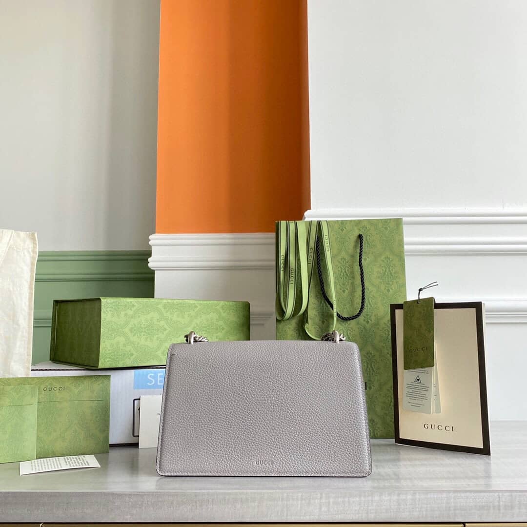 Gvc*1 GG Svp*me Dionysus Chain Replica Shoulder Bag Gray 400249