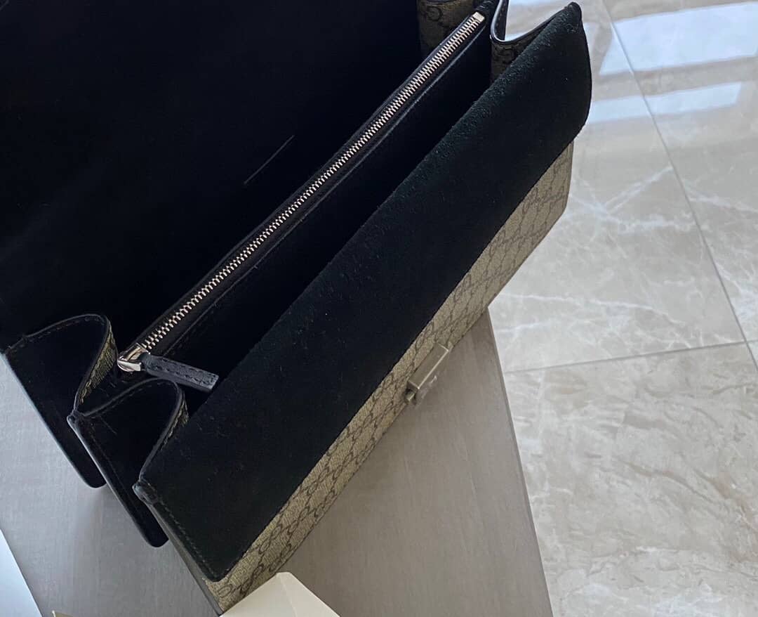Gvc*1 Dionysus Dupe GG Svp*me Dionysus Chain Replica Shoulder Bag Gray Black 400249