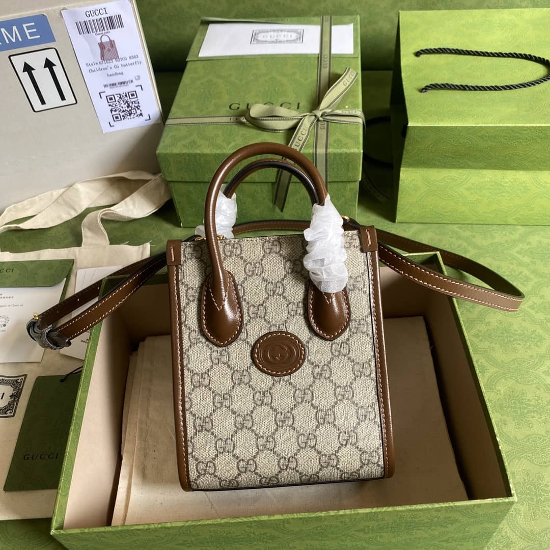 Gvc*1 Interlocking G Mini Tote Replica 671623