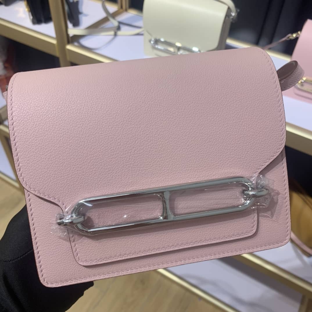 H**me5 Roulis Mini Sac Evercolor Calfskin Leather Crossbody Bag
