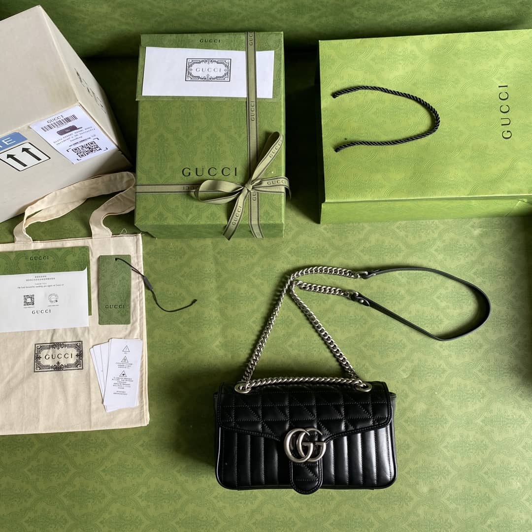 Gvc*1 Marmont GG Small matelassé Shoulder Bag Replica 443497