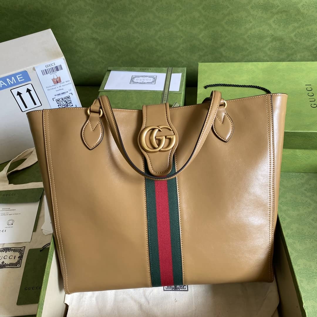 Gvc*1 Double G Medium Tote Replica 649577