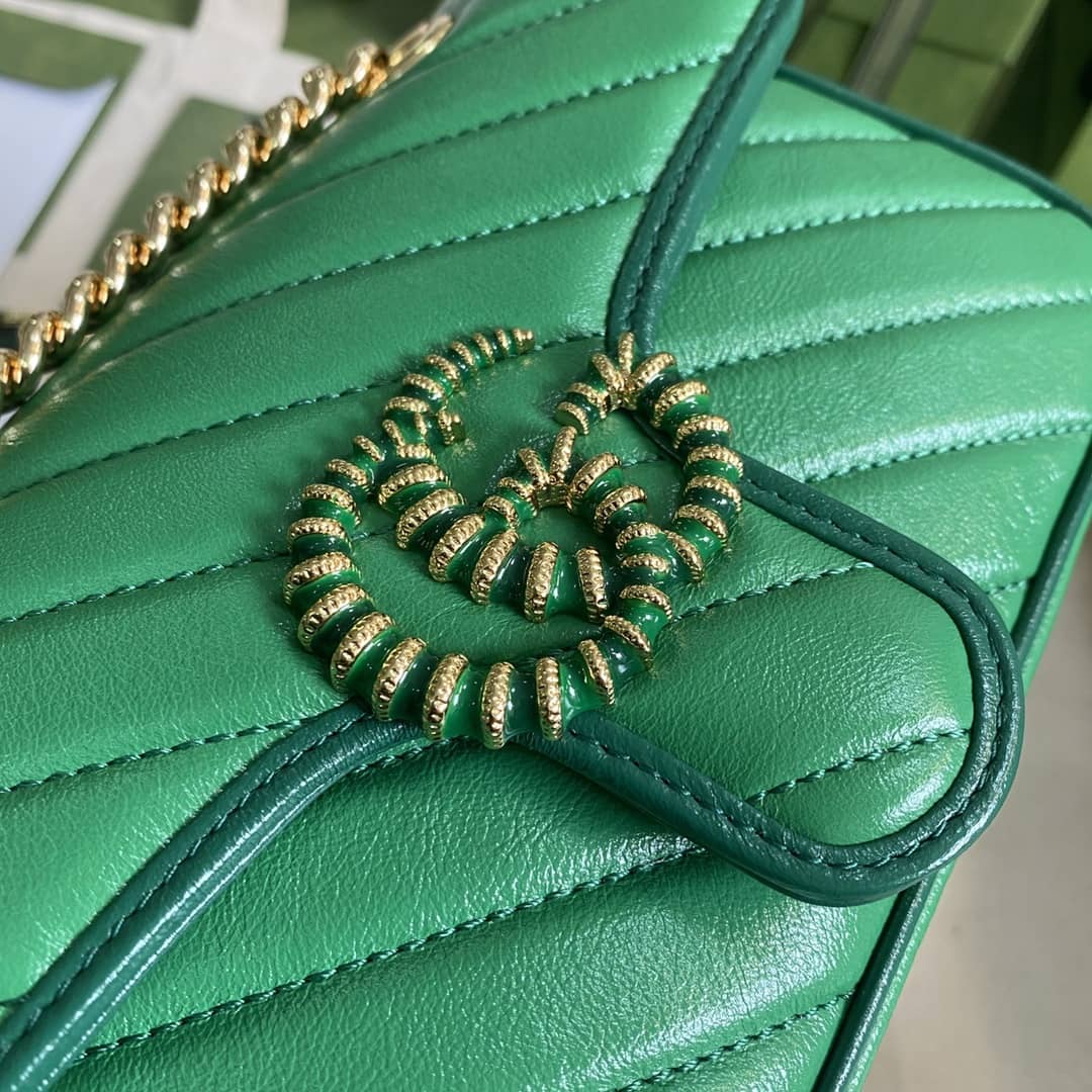 Gvc*1 Marmont GG Matelasse Leather Mini Shoulder Bag Replica 446744