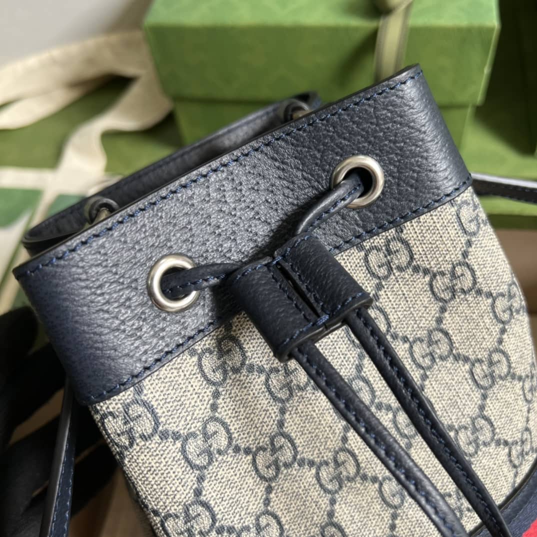 Gvc*1 Ophidia Mini GG Svp*me 550620 Replica Bucket Bag
