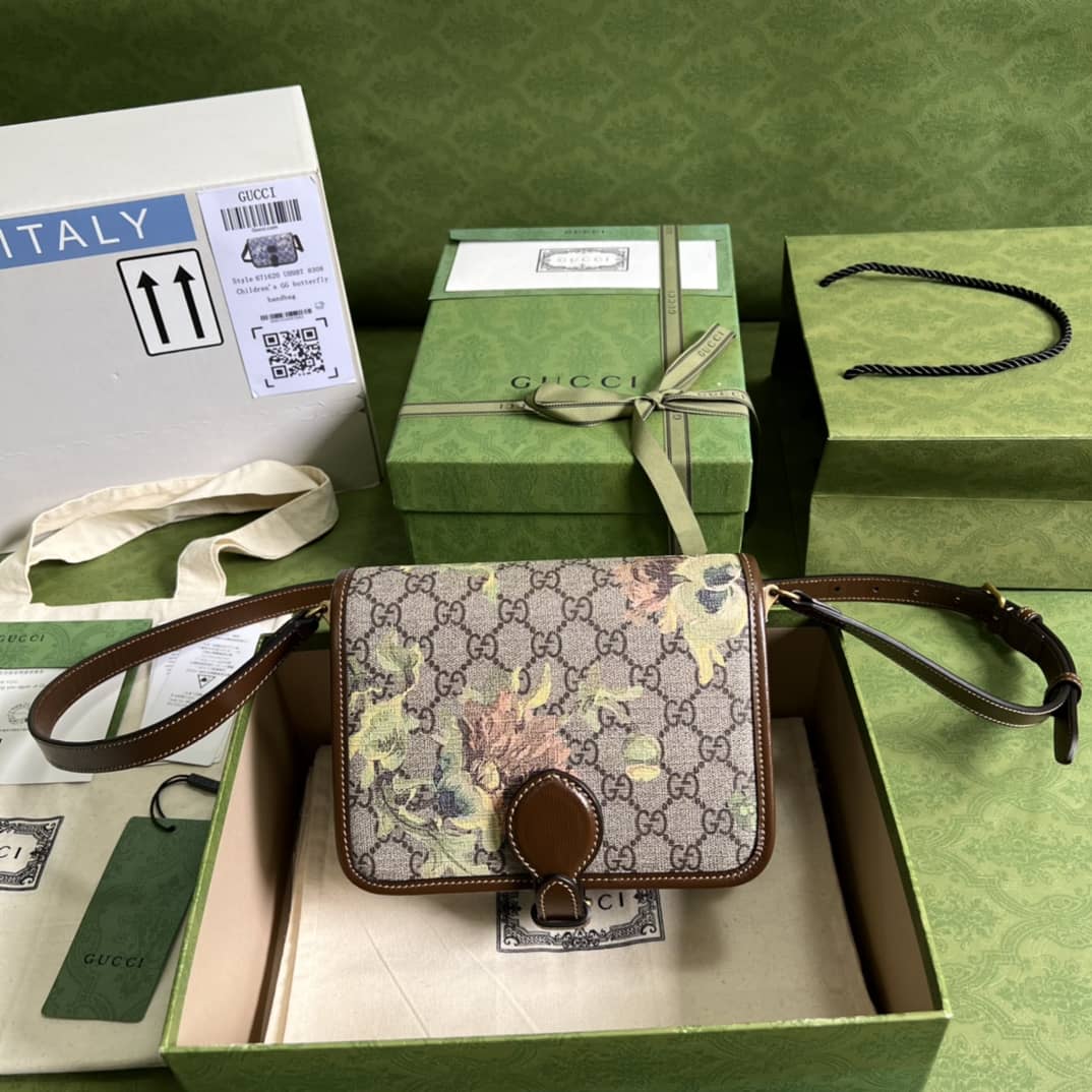 Gvc*1 Mini Shoulder Bag With Interlocking G Brown 671620 Replica