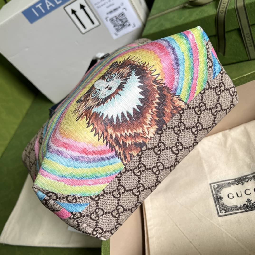Gvc*1 Children GG Tote Cat Print 410812 Replica Bag