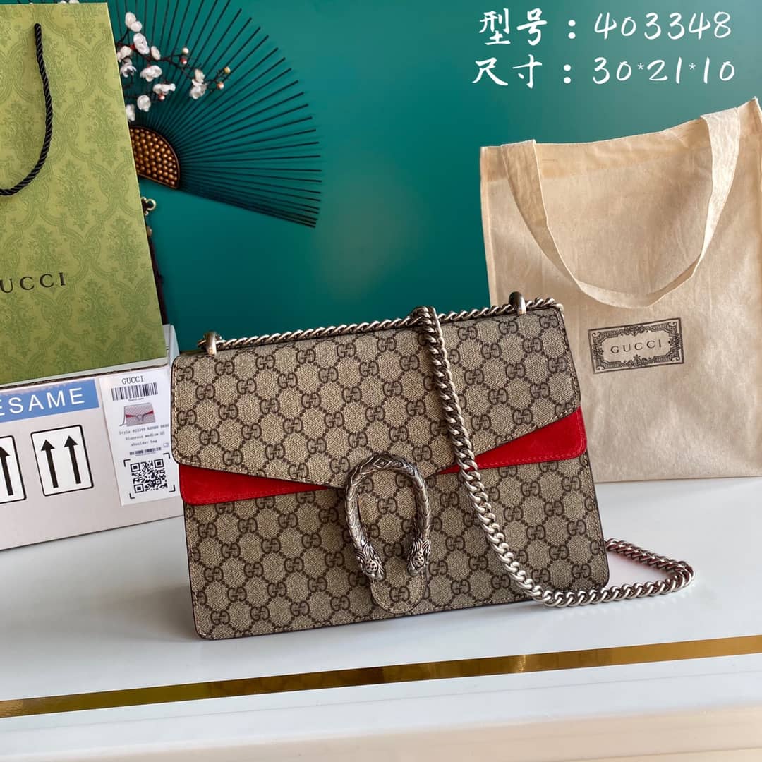 Gvc*1 Dionysus Svp*me Monogram Chain Medium Shoulder Bag Replica 403348
