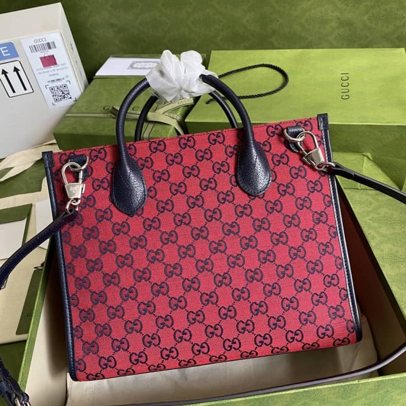 Gvc*1 Les Pommes Large Tote Replica Red 659980