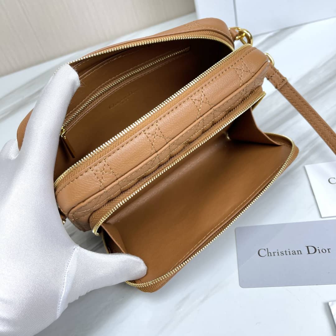 Chr1st1an D10r Caro Double Calfskin Pouch
