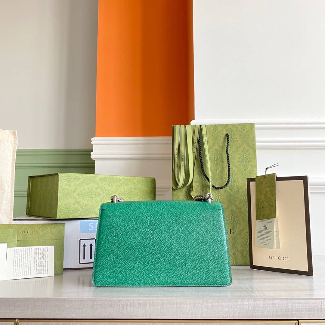 Gvc*1 GG Svp*me Dionysus Chain Replica Shoulder Bag Green 400249