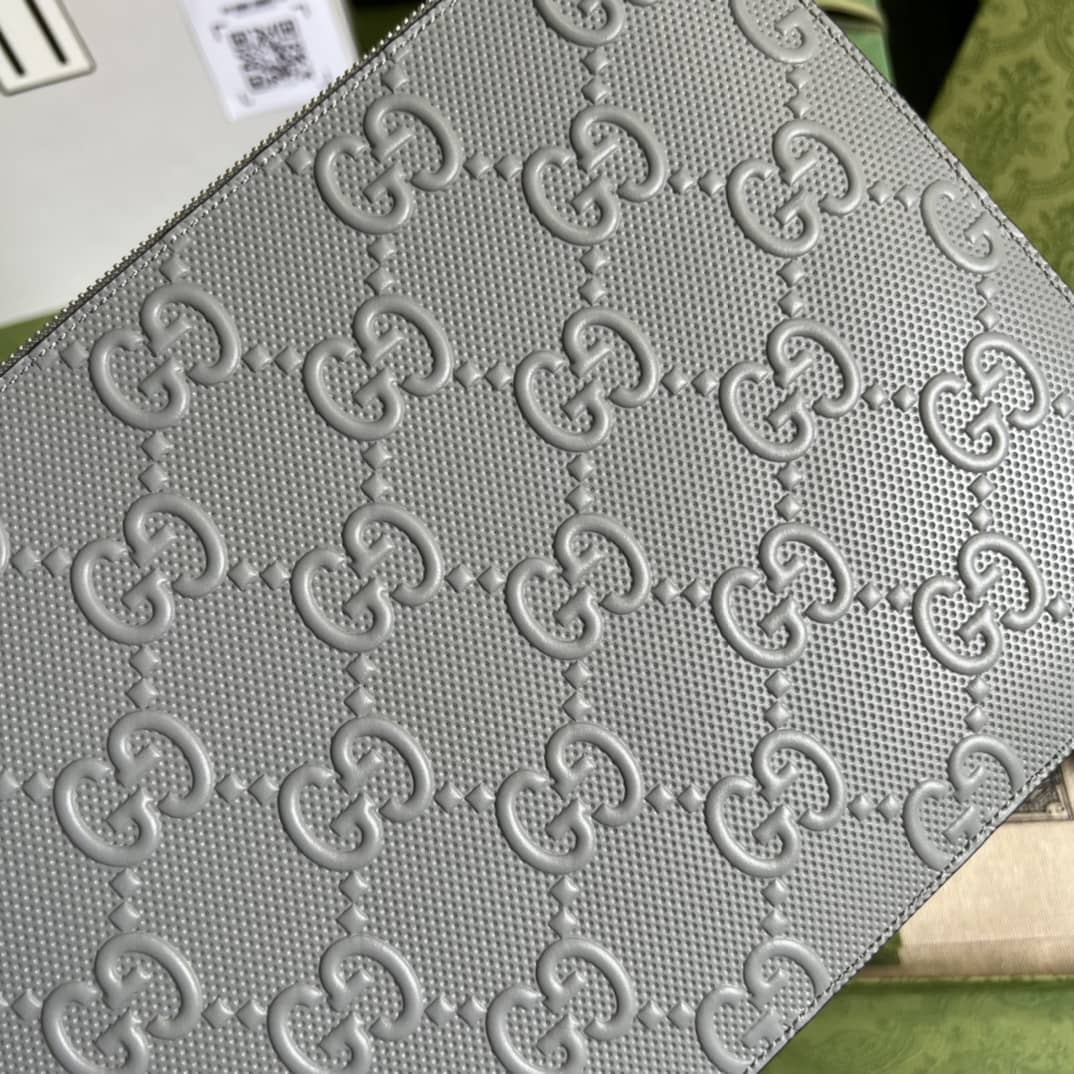 Gvc*1 Purse Dupes Mens GG Embossed Pouch 625569