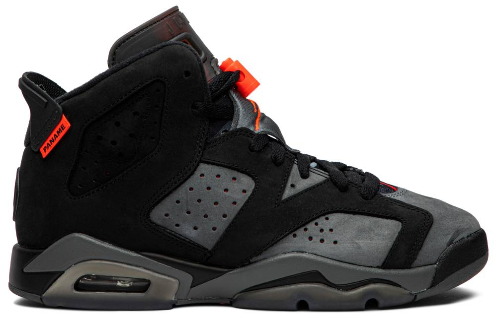 Paris Saint-Germain x Air Jordan 6 Retro BG  Iron Grey  CN1078-001