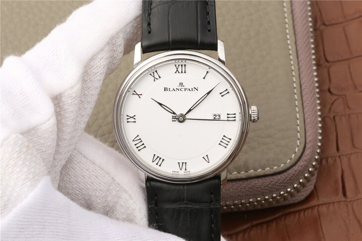 Replica Blancpain Villeret 6651-1127-55B 1:1 Best Edition ZF Factory White Dial
