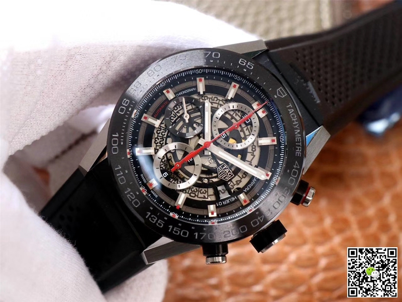 Replica TAG Heuer Carrera CAR201V.FT6046 1:1 Best Edition XF Factory Black Dial Swiss HEUER 01