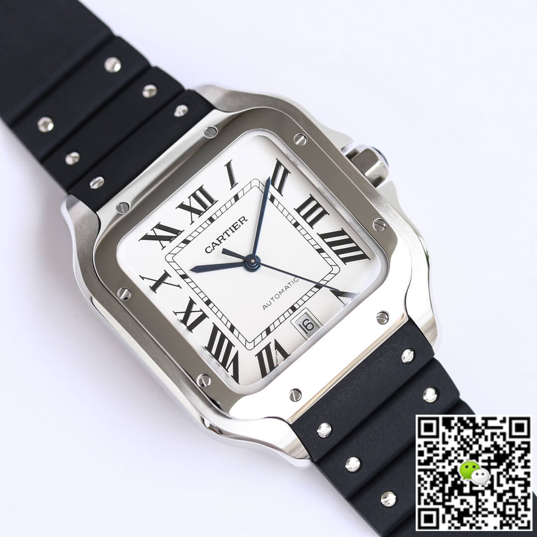 Replica Ca*t1er Santos WSSA0018 1:1 Best Edition GF Factory V2 Rubber Strap