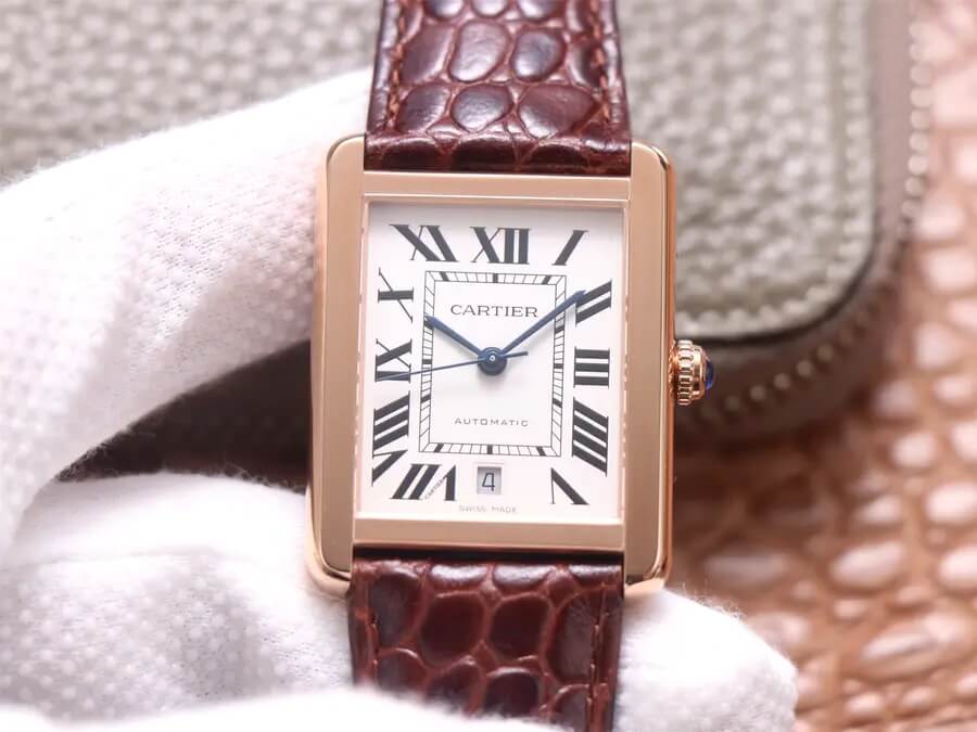 Replica Ca*t1er Tank W5200026 1:1 Best Edition V9 Factory Rose Gold