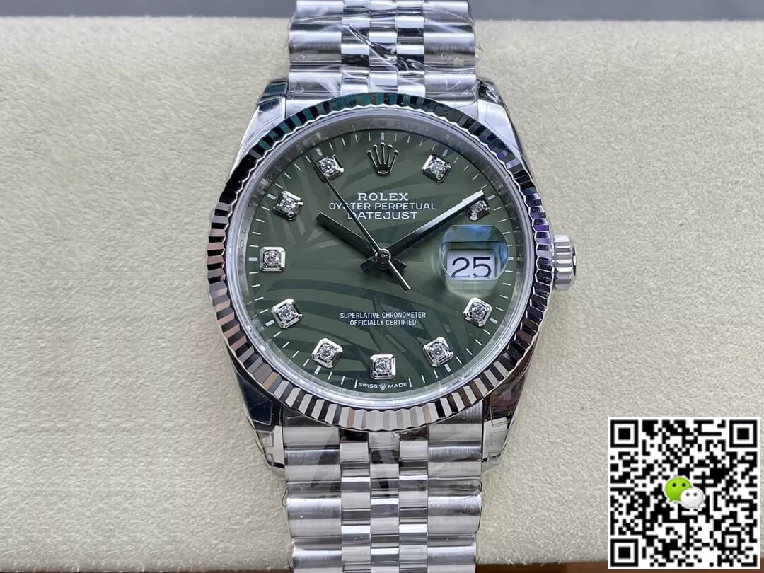 Replica R01ex Datejust M126234-0055 36MM 1:1 Best Edition VS Factory D1am0nd Dial