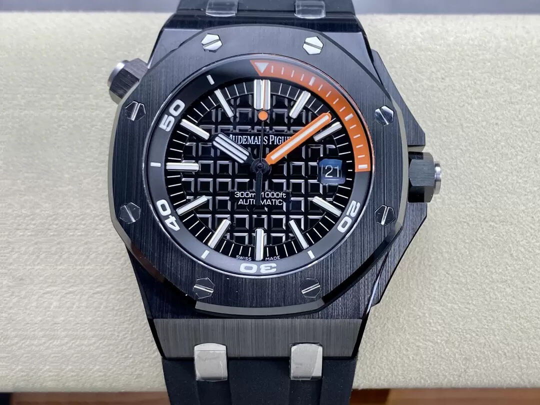Replica Audemars P1g*et Royal Oak Offshore 15707CE.OO.A002CA.01 1:1 Best Edition APS Factory Black Dial