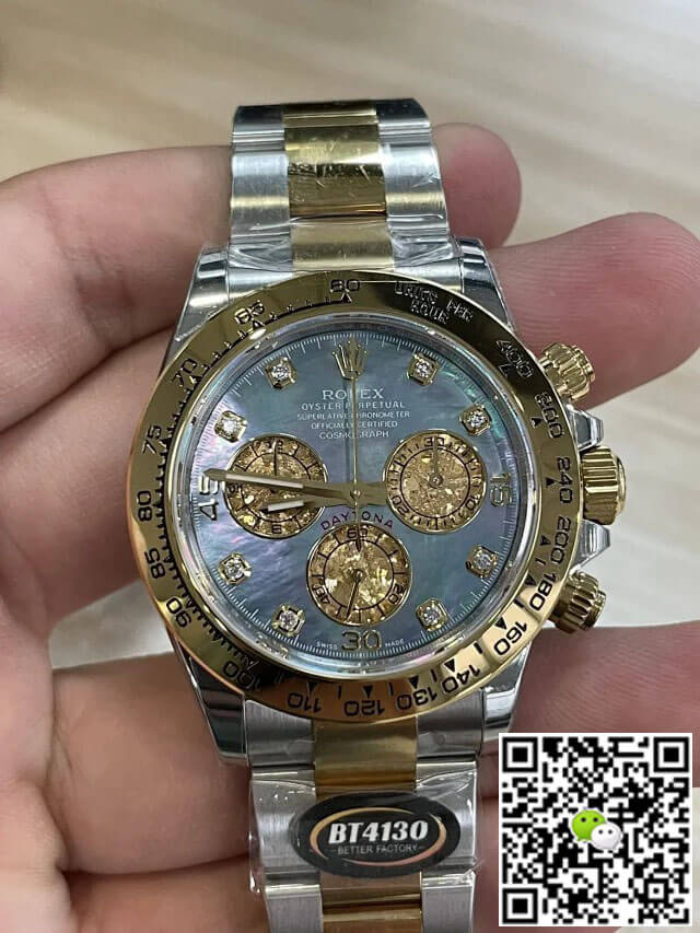 Replica R01ex Daytona M116503-0009 1:1 Best Edition BT Factory Mother-Of-Pearl Dial