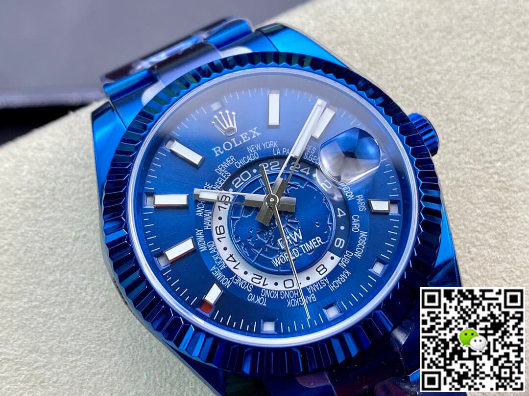 Replica R01ex Sky Dweller 40MM 1:1 Best Edition WWF Factory DIW Blue Dial
