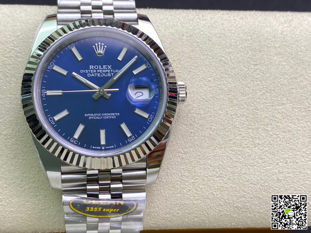 Replica R01ex Datejust M126334-0002 1:1 Best Edition Clean Factory Blue Dial
