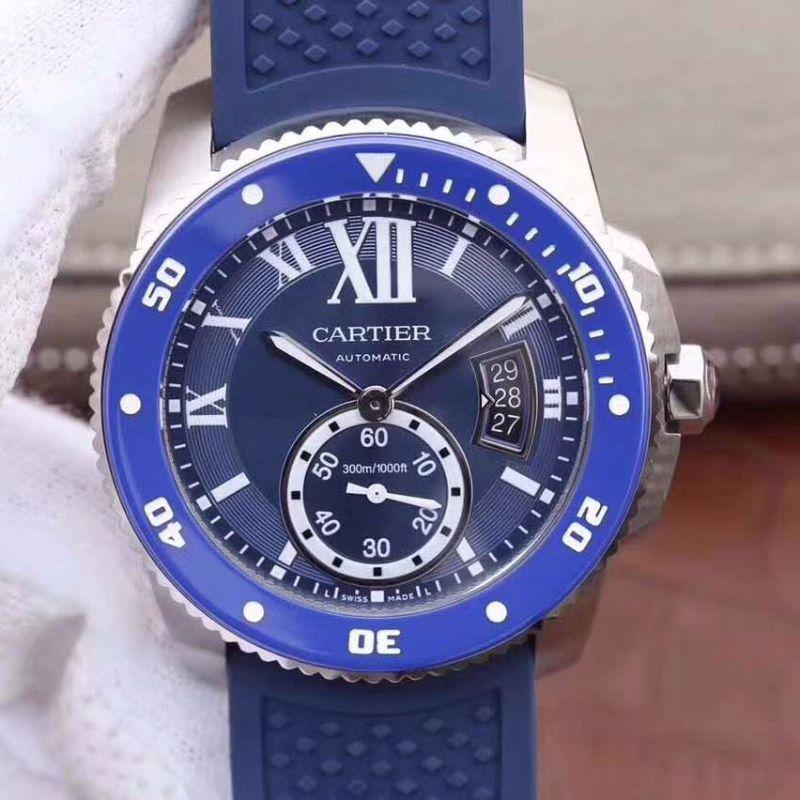 Replica Calibre De Ca*t1er Diver WSCA0011 JF Factory 1:1 Best Edition Swiss ETA2836-2