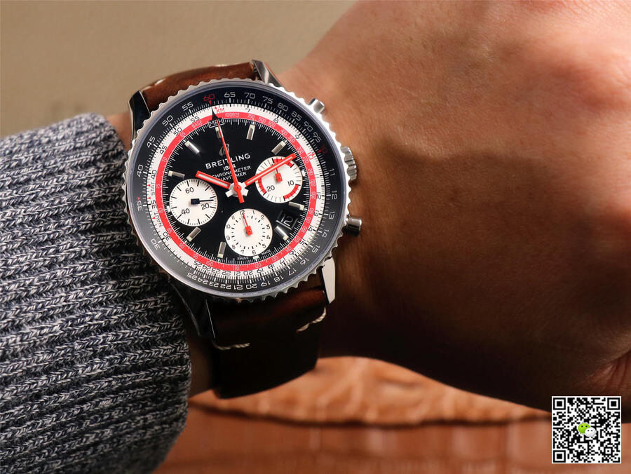 Replica Breitling Navitimer AB01211B1B1X1 1:1 Best Edition V9 Factory Black Dial