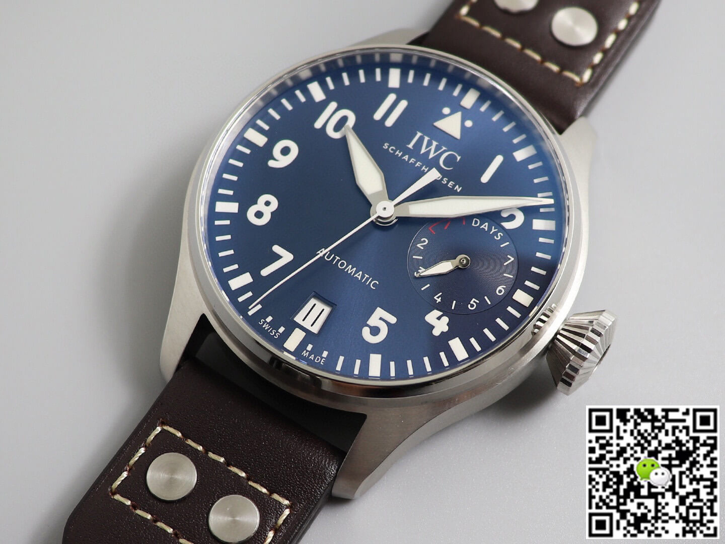 Replica IWC Pilot IW501002 1:1 Best Edition ZF Factory Blue Dial