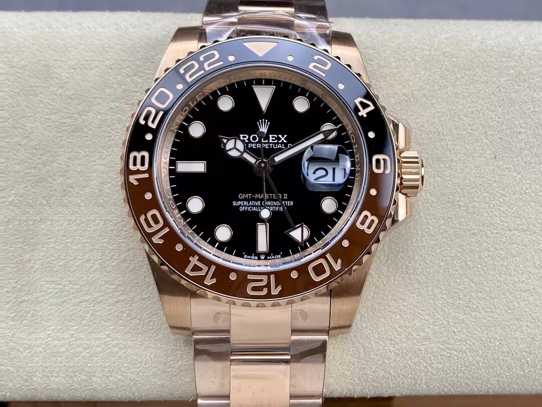 Replica R01ex GMT Master II M126715CHNR-0001 1:1 Best Edition C+ Factory Black Dial