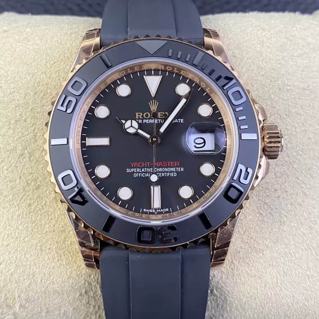 Replica R01ex Yacht Master M126655-0002 40MM 1:1 Best Edition VS Factory Rose Gold