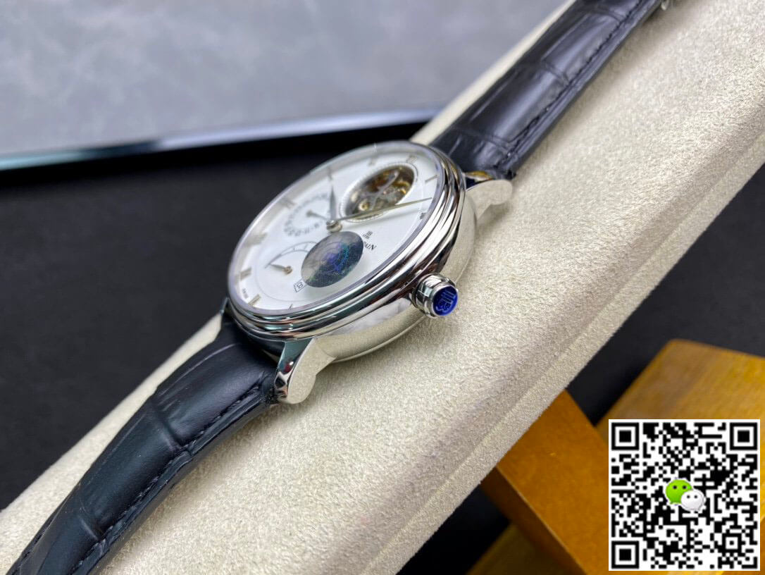 Replica Blancpain Villeret 6025-1542-55 True Tourbillon 1:1 Best Edition JB Factory White Dial Swiss Cal.25