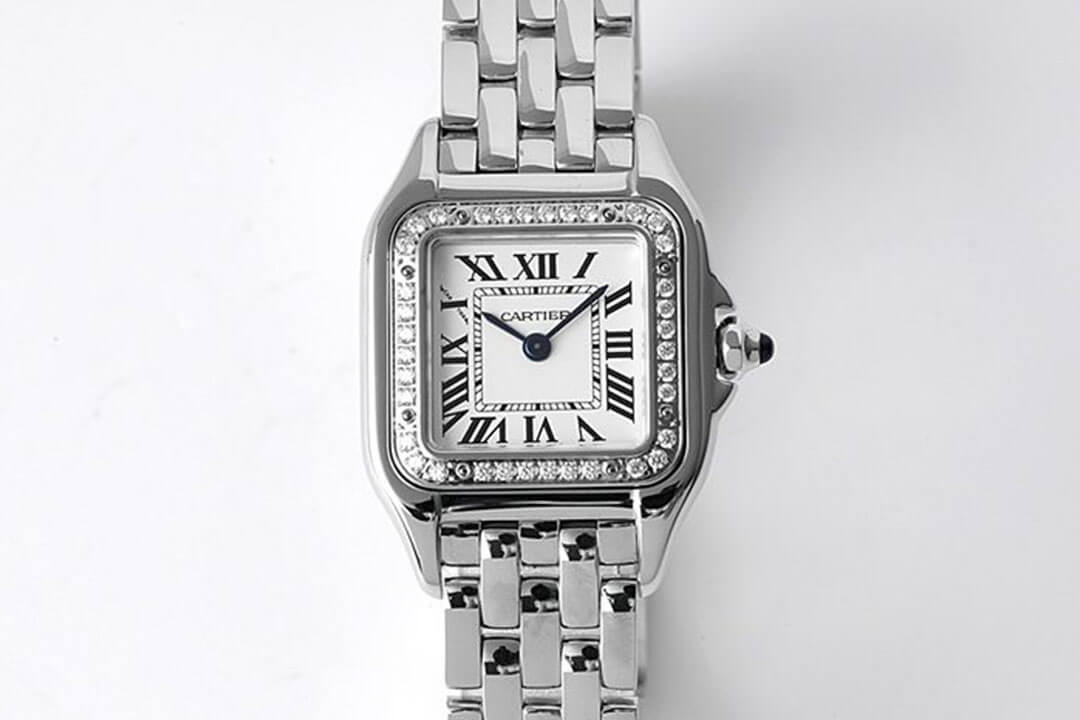 Replica Panthere De Ca*t1er W4PN0007 22MM 1:1 Best Edition BV Factory D1am0nd Bezel